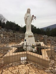 Marienstatue am Erscheinungsberg "Podbrdo"